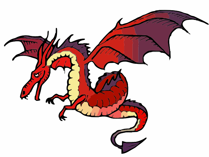 red dragon clipart