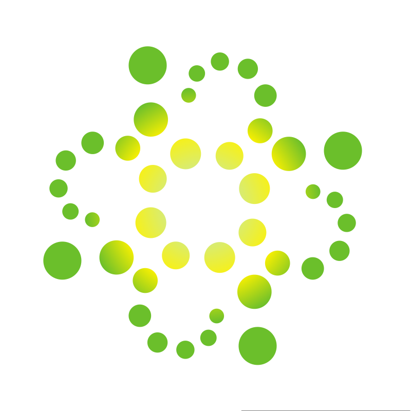 Green dots shape