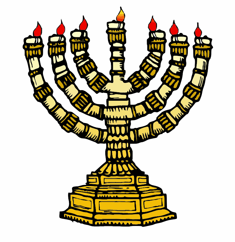 A Jewish Menorah