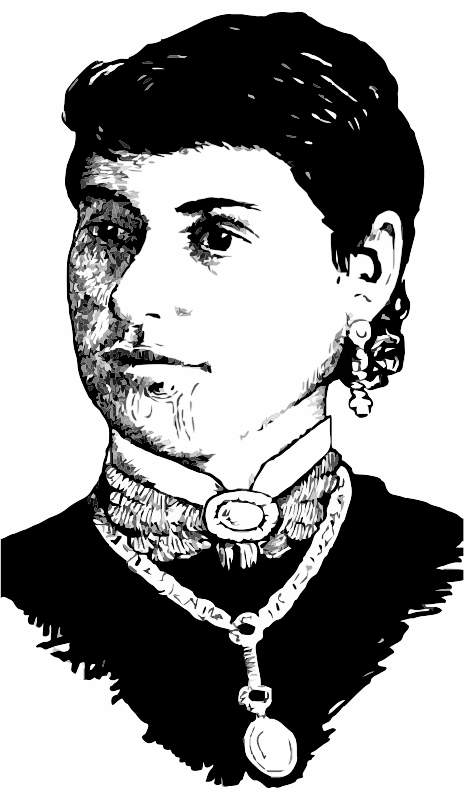 A Maori woman with a tattoo on her face