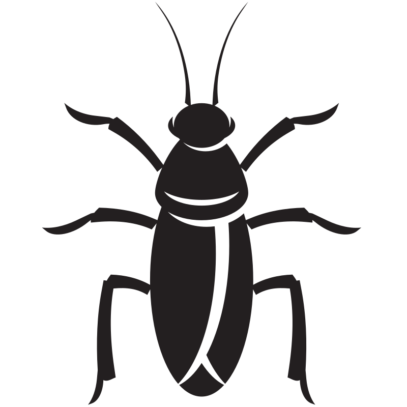 Cockroach silhouette