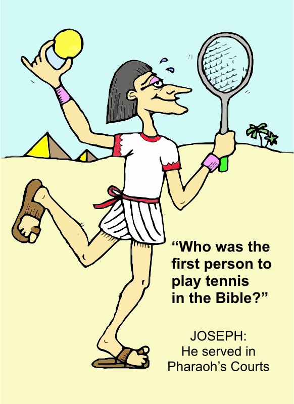 Joseph playing Tennis
