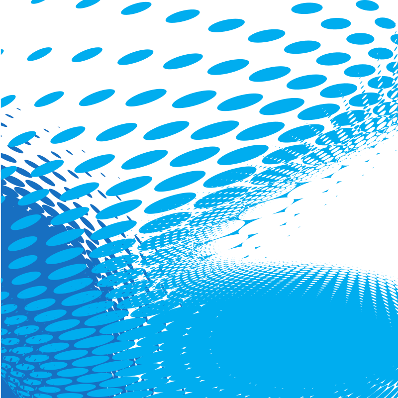 Blue halftone effects