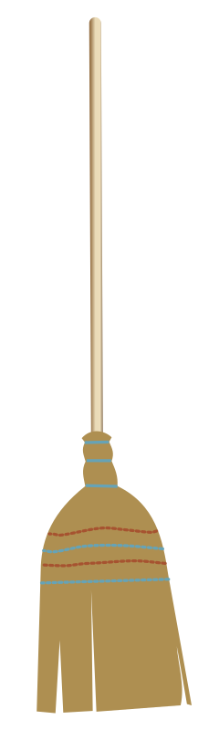 Isolated Broom