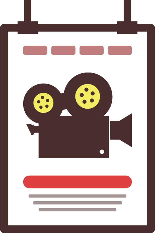 Movie poster icon