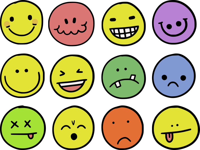 Emoticon Doodles - Colour Remix