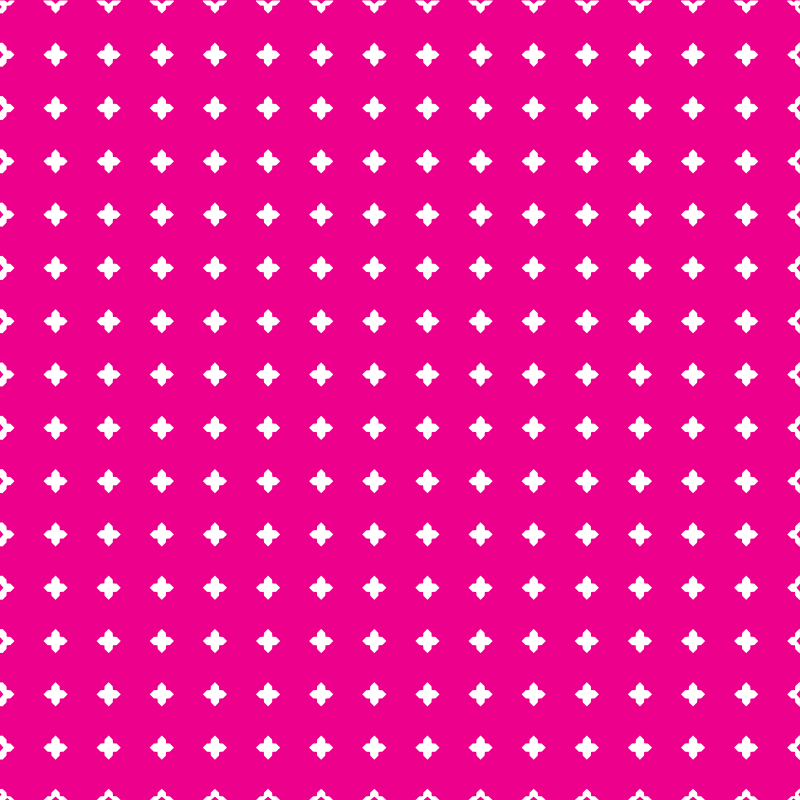 Pink background with white pattern