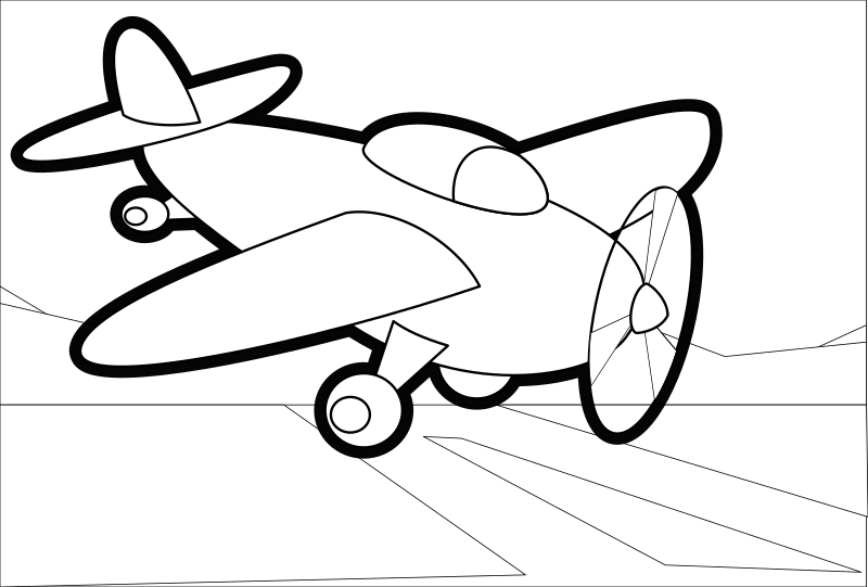 Small Plane - Outline