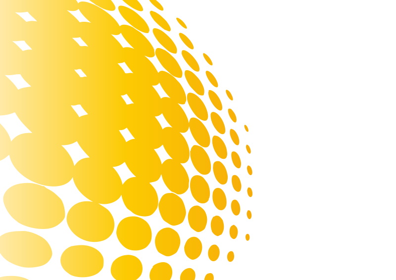 Yellow halftone pattern