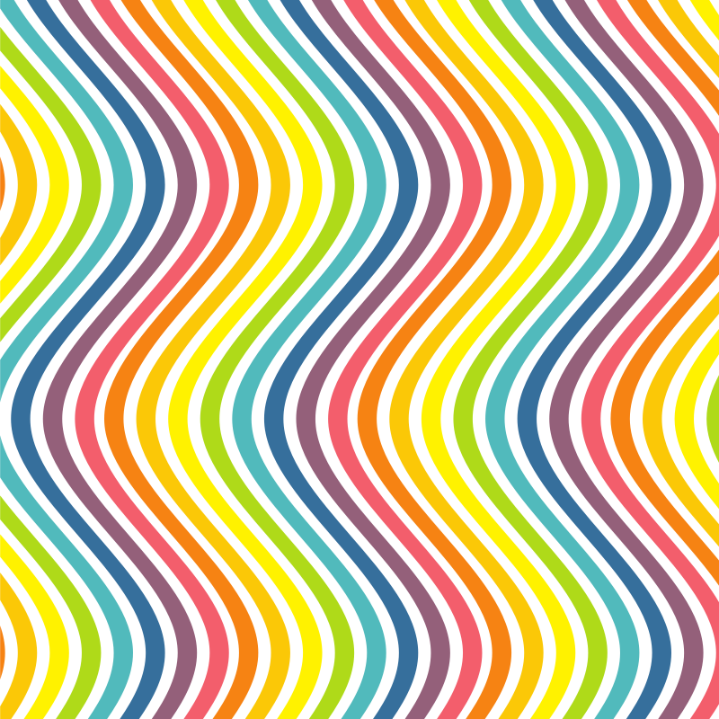 Waving vertical colored lines