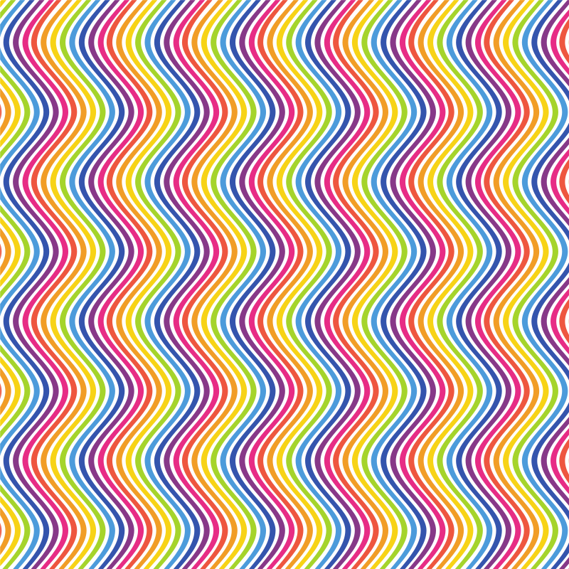 Waving stripes abstract pattern