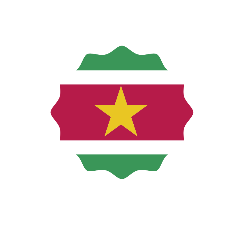 Suriname flag symbol