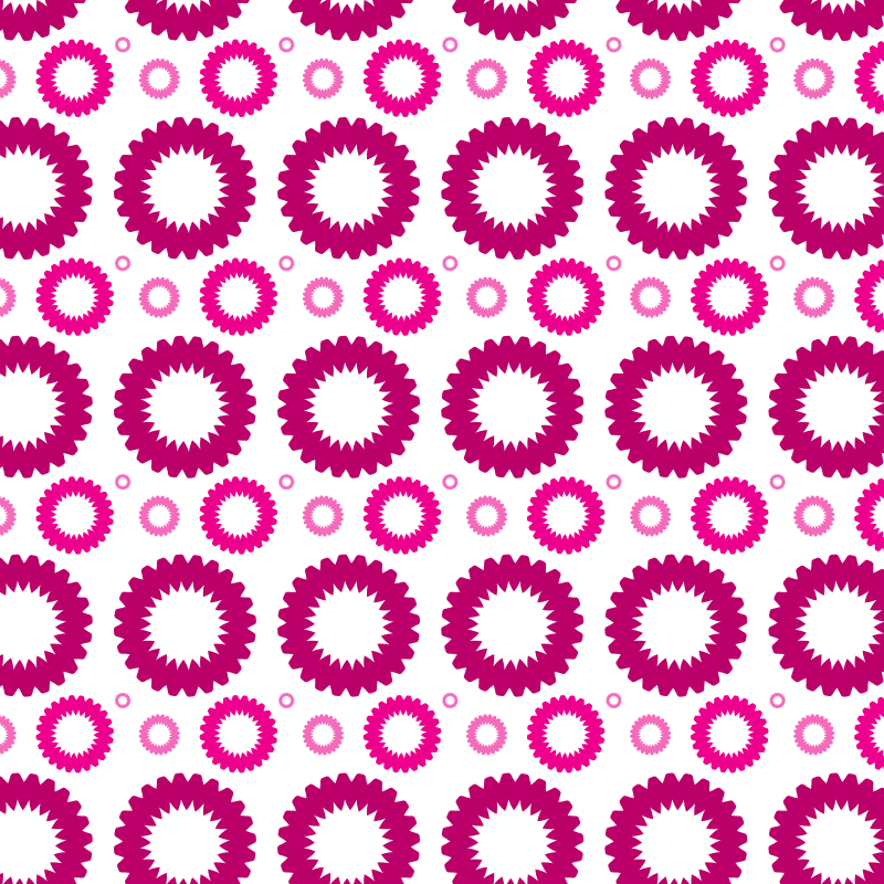 Floral shapes pattern background