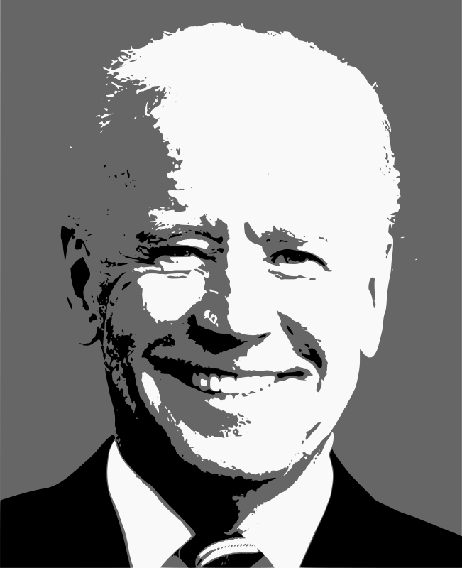 Grayscale Joe Biden