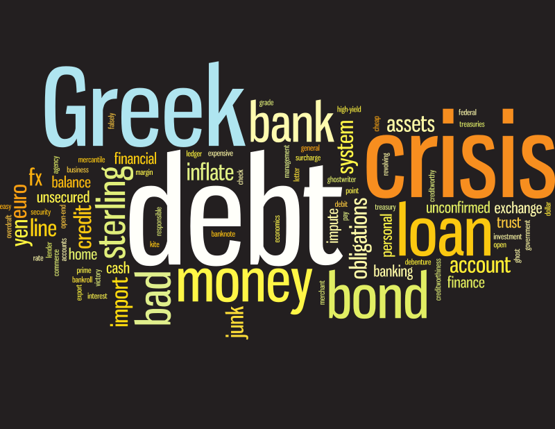 Greece debt crisis word cloud