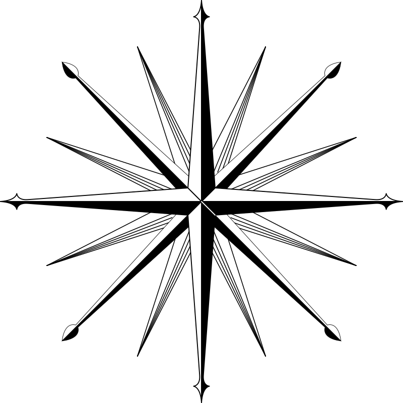 wind rose / compass rose