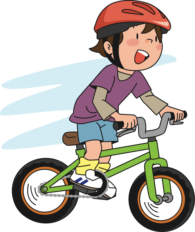 Boy on a bicycle