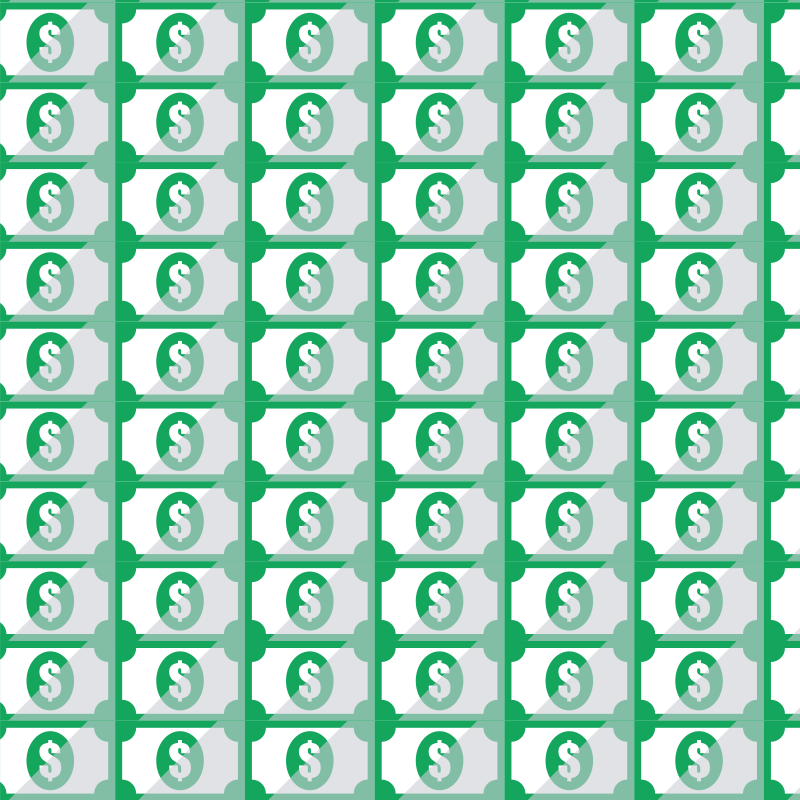 Dollar banknotes pattern