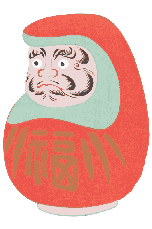 Classic Daruma Doll 1