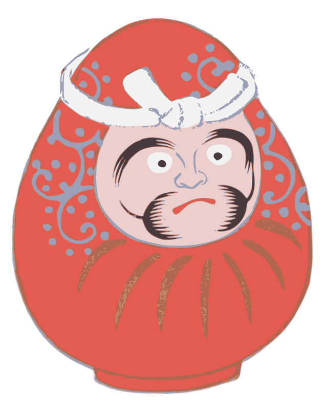 Classic Daruma Doll 2