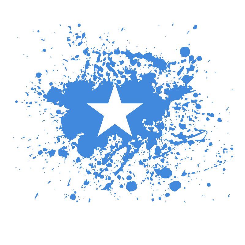 Somalia flag paint splatter Openclipart