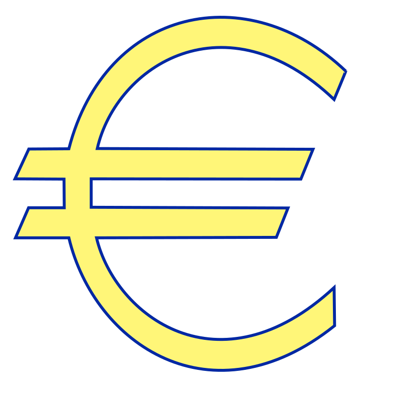 Money euro symbol