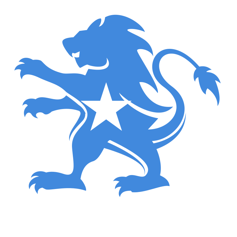 Somalia flag heraldic lion