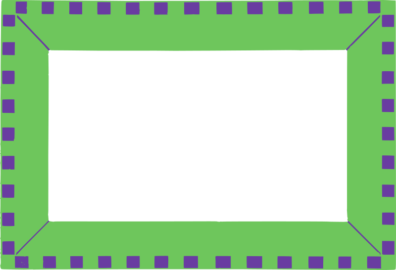 Green Purple Frame