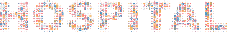Medical Icons Hospital Typography