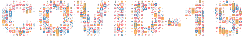 Medical Icons Covid-19 Typography