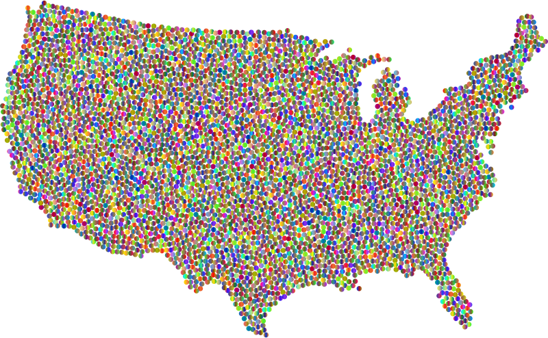 United States Dots Polyprismatic