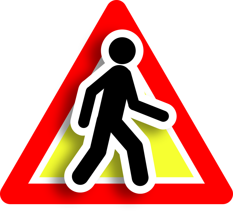 Warning intruder icon