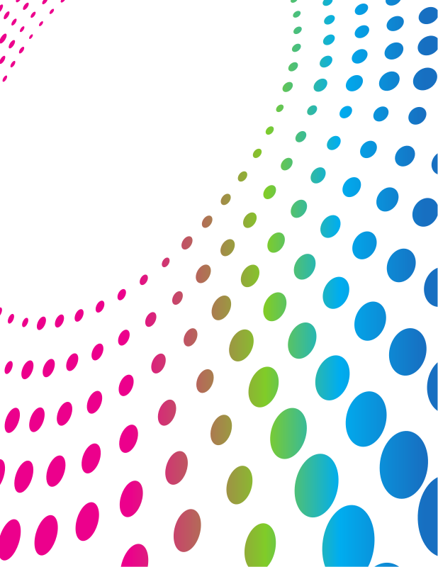 Coloured dotted pattern background