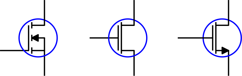 NMOS enhancement schematics