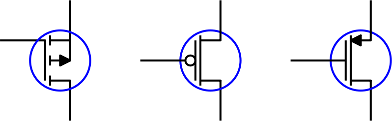 PMOS enhancement schematics