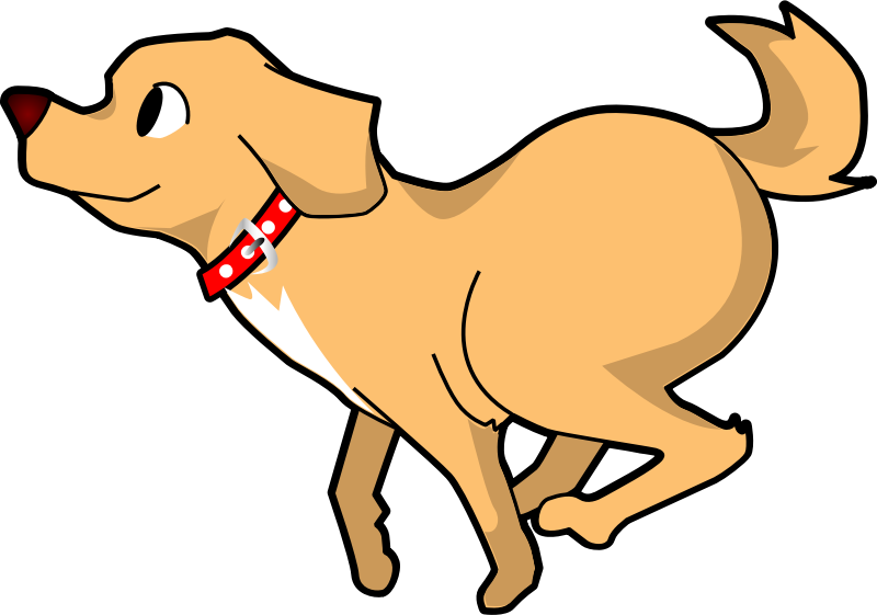 Running Dog - Openclipart