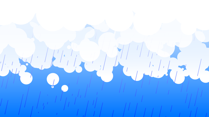 Bubbles and Rain