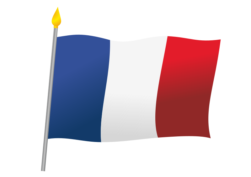 clipart french flag