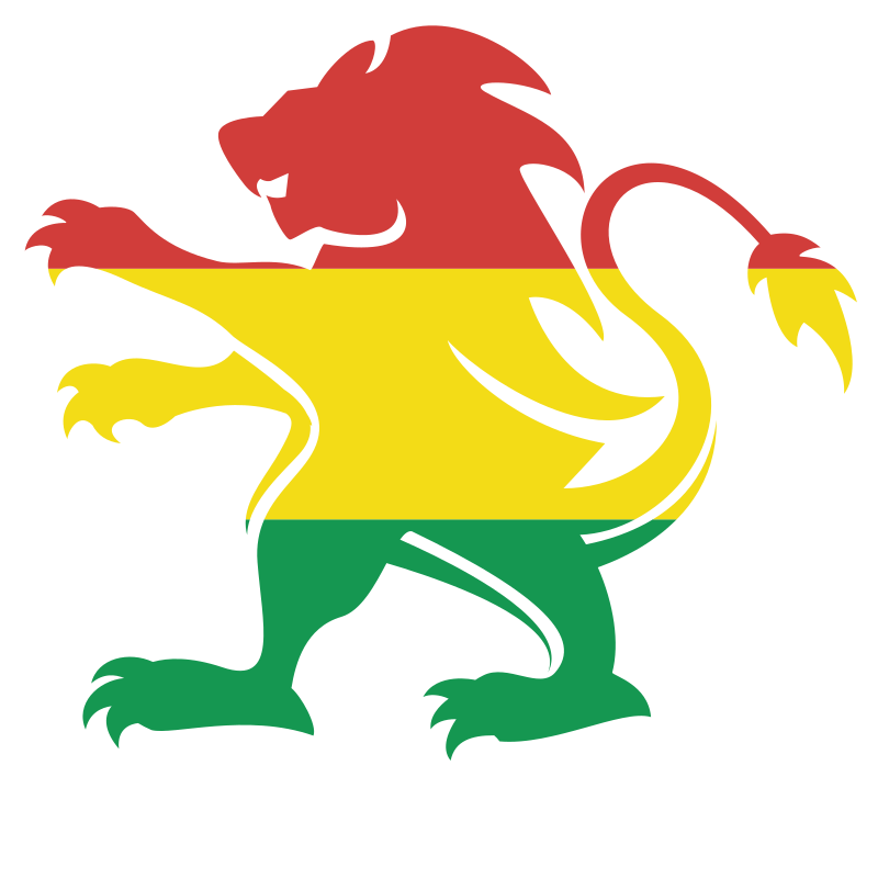 Bolivian flag heraldic lion