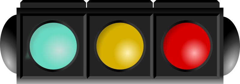 horizontal traffic lights clip art