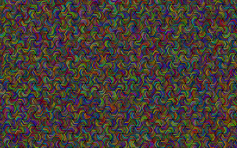 Hexagonal Chevron Pattern Polyprismatic