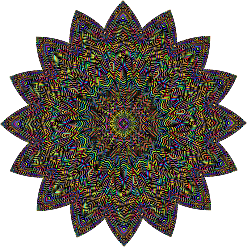 Geometric Mandala Polyprismatic