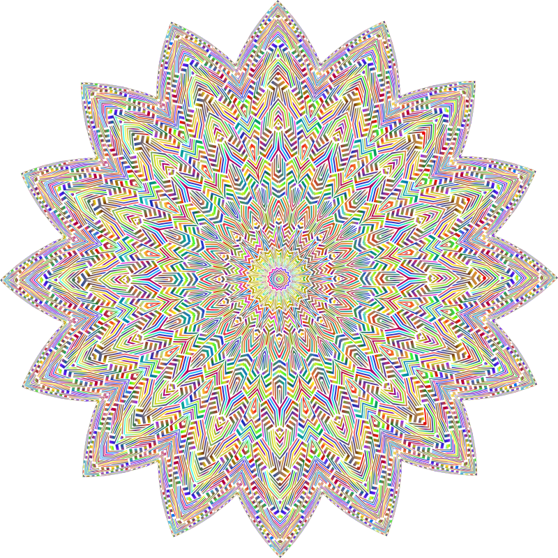 Geometric Mandala Polyprismatic No BG