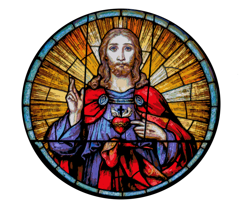 Stained Glass Jesus