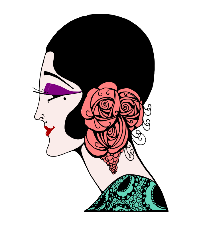 Roaring Twenties Lady - Colour