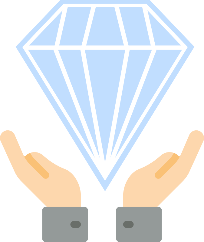 Diamond Hands Openclipart