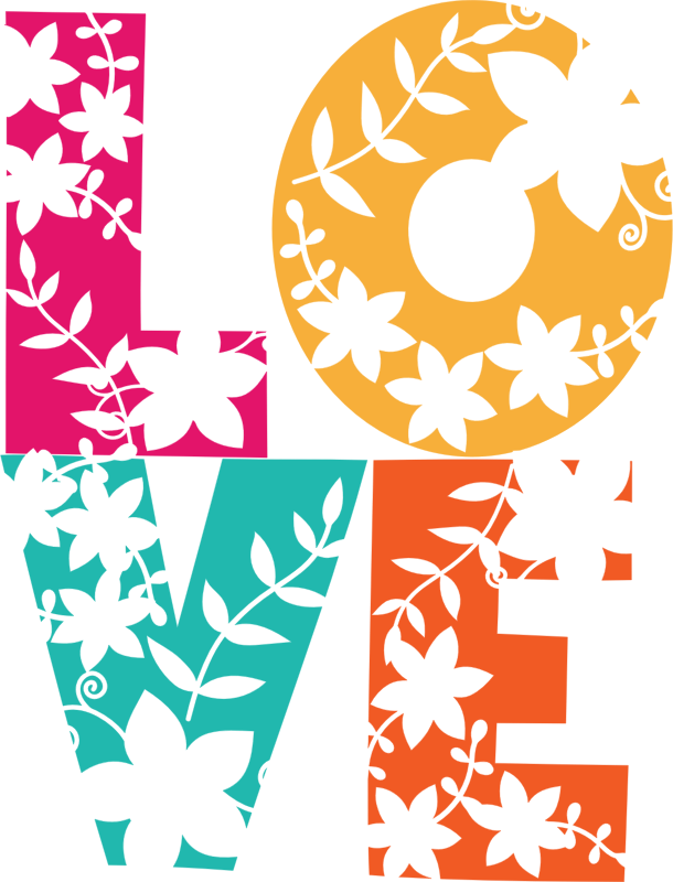 Floral Love By Vera Kratochvil Negative Space