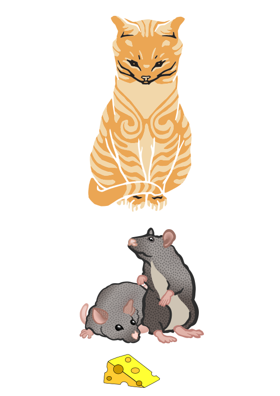 Simple cartoon mouse 1 - Openclipart