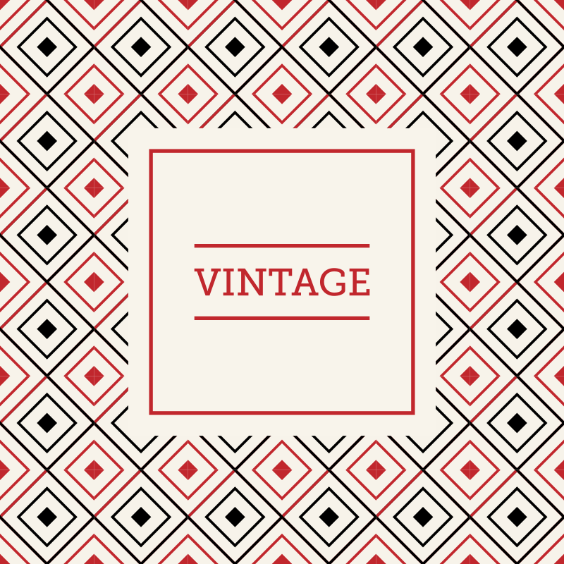 Vintage geometric pattern