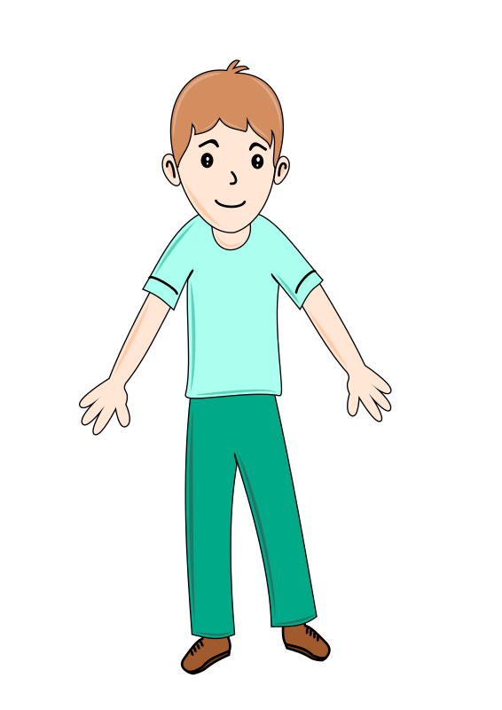 cartoon full body - Openclipart